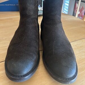 Thursday Dark Olive Suede Duke Chelsea Boots
